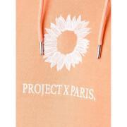 Bestickter Sonnenblumen-Kapuzenpullover Project X Paris