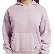 Damen-Kapuzensweatshirt aus natürlich gefärbtem Fleece Reebok Classics