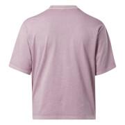 Gerade geschnittenes, naturgefärbtes T-Shirt Frau Reebok Classics GT