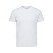 T-Shirt mit V-Ausschnitt Selected Ael