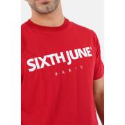 Besticktes T-Shirt Sixth June Essentials