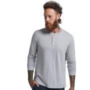 T-Shirt mit langen Ärmeln und tunesischem Kragen aus Bio-Baumwolle Superdry Studios