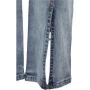 Gerade geschnittene Jeans mit hoher Taille und Schlitz Frau Urban Classics