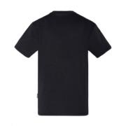 T-Shirt mit V-Ausschnitt und kleinem Logo Schott casual