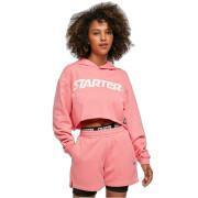 Kurzes Sweatshirt mit Kapuze, Damen Urban Classics Starter