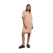 Geschlitztes T-Shirt-Kleid Oversize Damen Urban Classics Organic