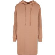 Kleid sweat à capuche oversize grandes tailles Damen Urban Classics Organic Terry
